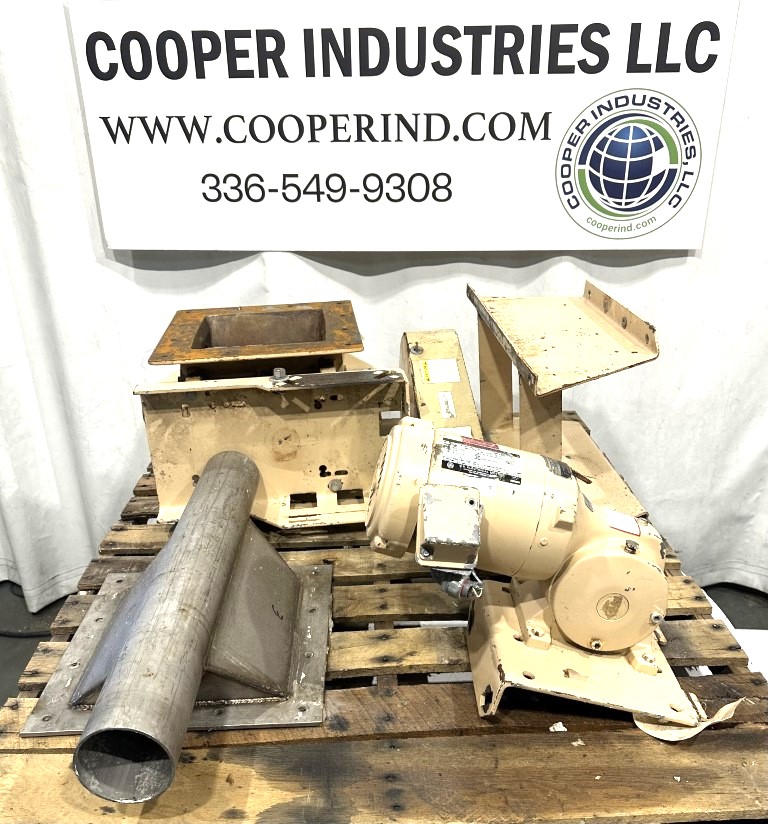 10" x 10" Mac #MD40, rotary airlock, Carbon steel, fixed tip rotor, 1 HP, 1725 RPM - Image 6