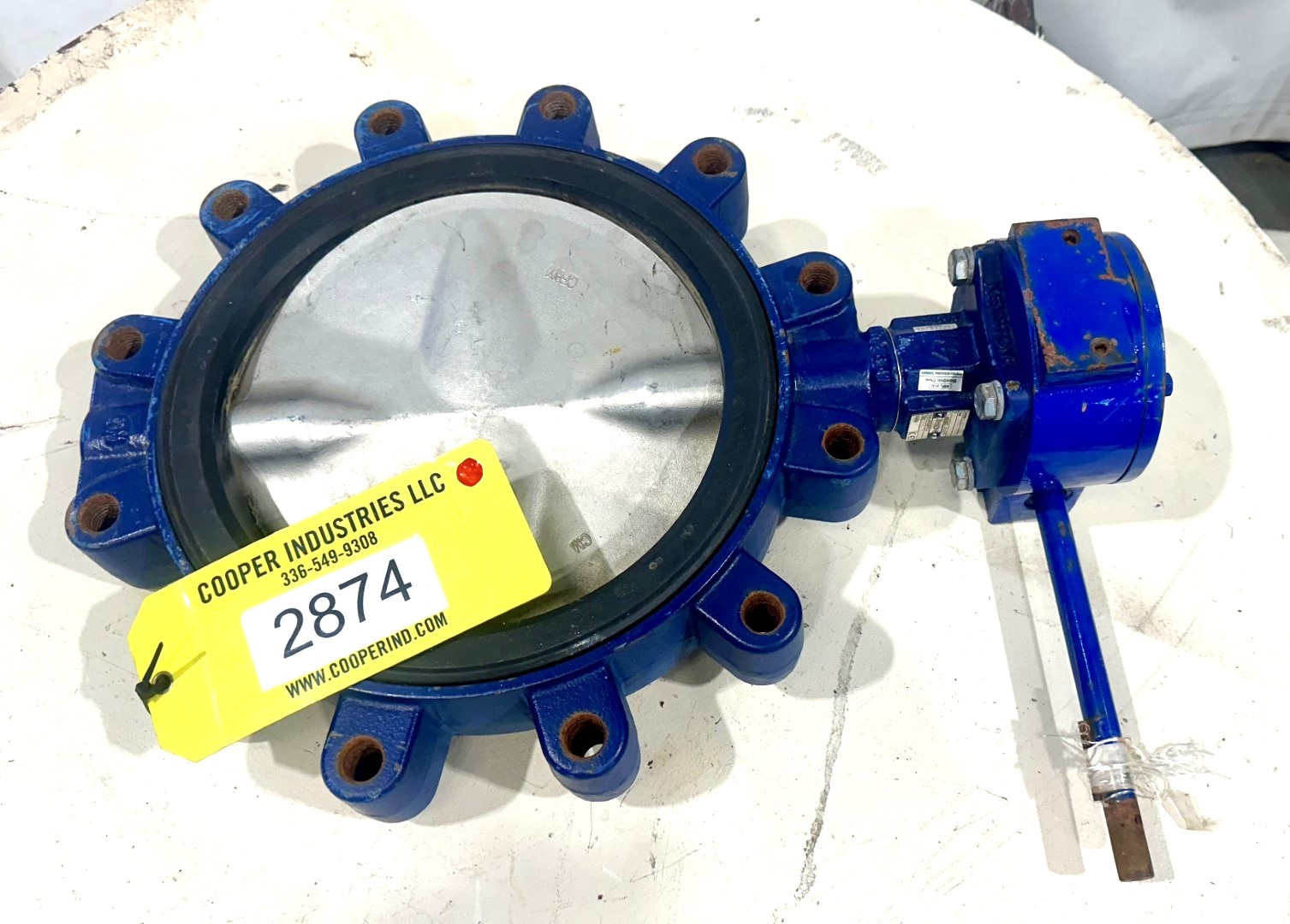 12" Keystone #DN300/NPS12, butterfly valve, Stainless steel disc - Image 1