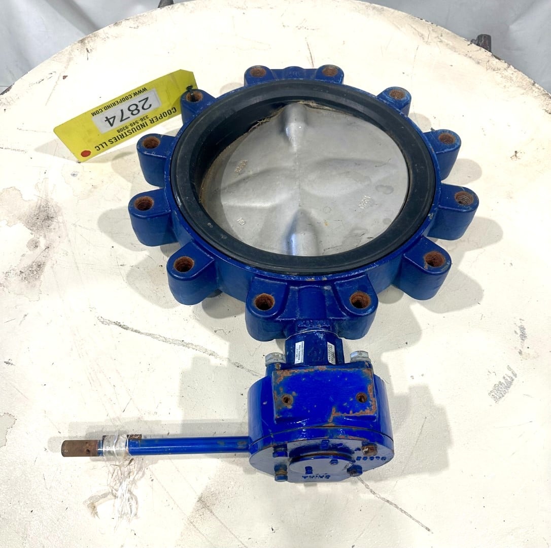 12" Keystone #DN300/NPS12, butterfly valve, Stainless steel disc - Image 3