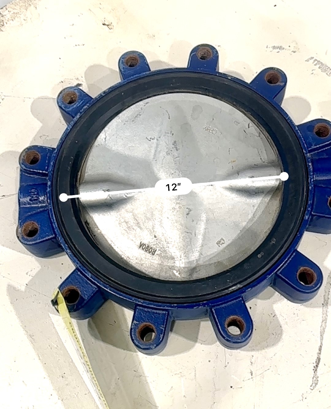 12" Keystone #DN300/NPS12, butterfly valve, Stainless steel disc - Image 4