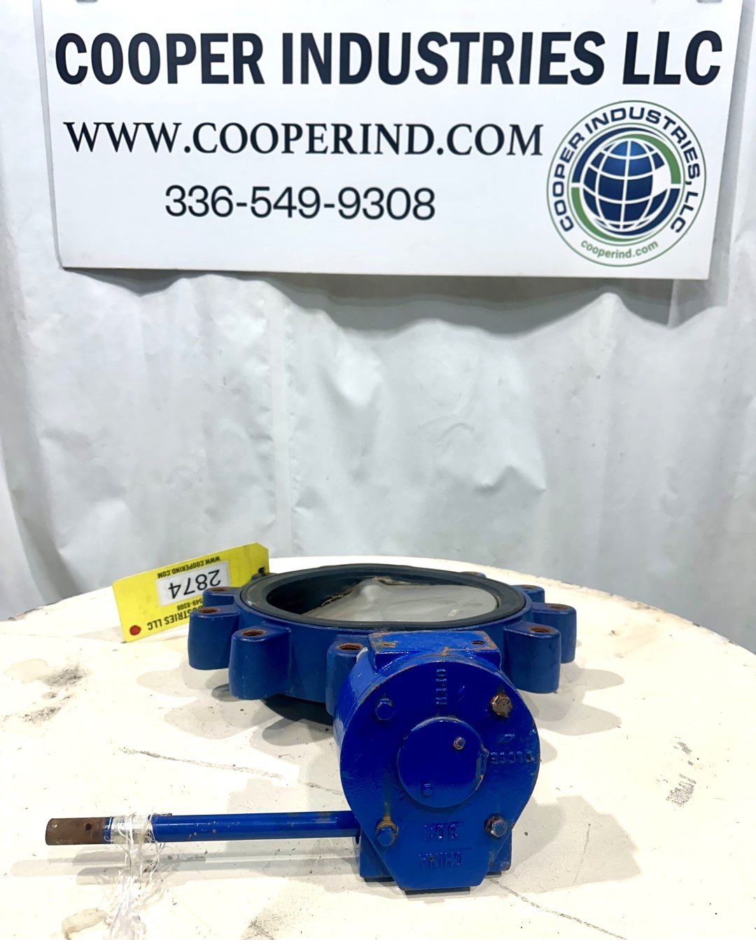 12" Keystone #DN300/NPS12, butterfly valve, Stainless steel disc - Image 6