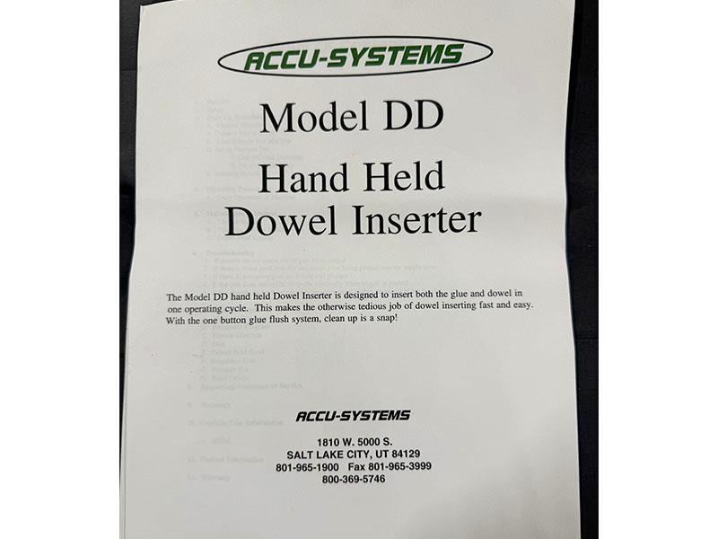 Accu-Systems #DD, glue & dowel insertion gun - Image 6