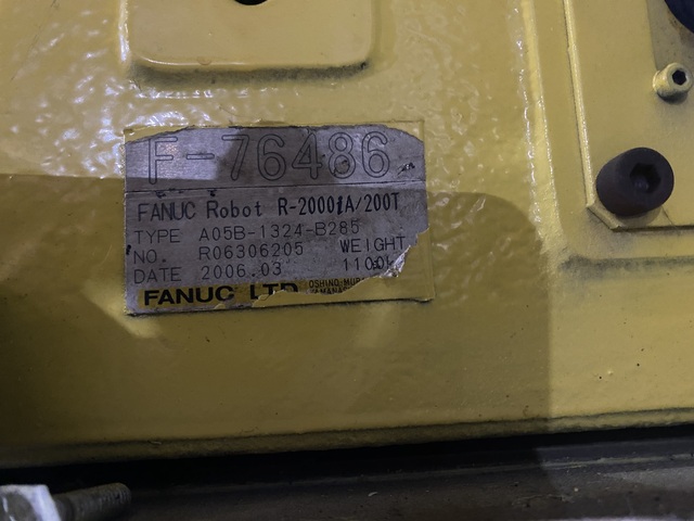 Fanuc, R-2000iA/200T, robot with RJ3iB controls, as is - Image 6
