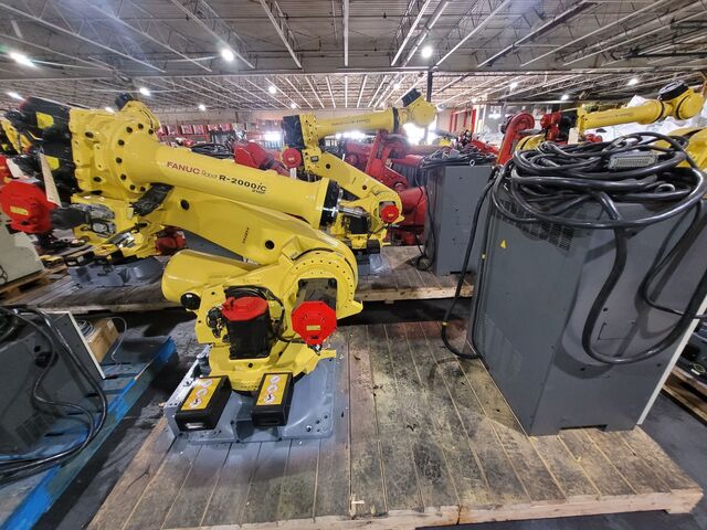 Fanuc, R-2000iC/210F, robot with R-30iB controls, missing wrist, refurbished - Image 1