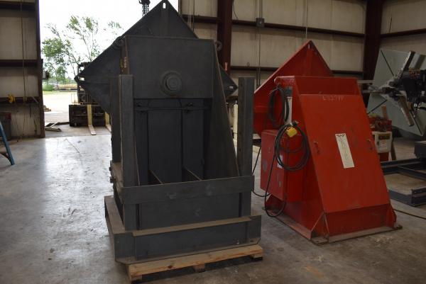 40000 lb. Aronson, HS-20 headstock & TS-20AB tailstock, variable speed rotation, hand pendant controller - Image 5