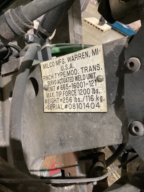 Weld Gun, Milco #665-16001-121, pinch type weld gun - Image 5