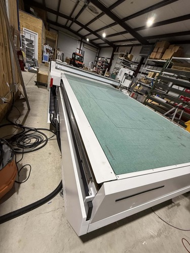 Colex Sharpcut #SX1732, Flatbed Cutting Table, 67" x 126" work area, 6 zone vacuum, 2.5" cut thick, 4" bridge - Image 3