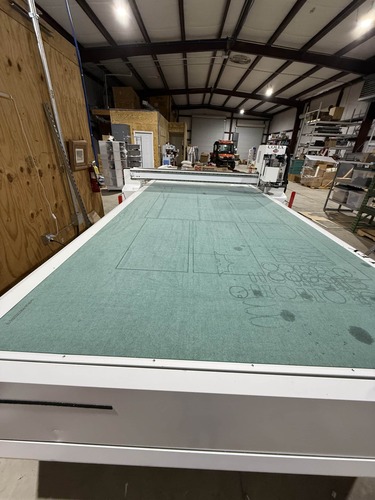 Colex Sharpcut #SX1732, Flatbed Cutting Table, 67" x 126" work area, 6 zone vacuum, 2.5" cut thick, 4" bridge - Image 5