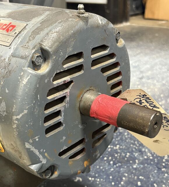 5 HP 1725 RPM Baldor RM3218T, Frame 184T, 3Ph w/ FMC 1-087-031-00 Electric Brake - Image 3