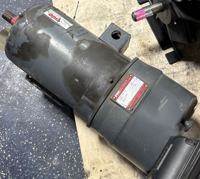 5 HP 1725 RPM Baldor RM3218T, Frame 184T, 3Ph w/ FMC 1-087-031-00 Electric Brake - Image 7