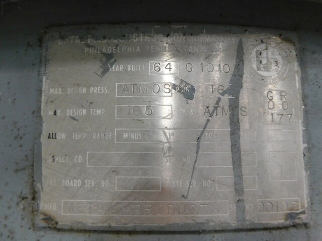Catalytic Construction Co., 275 gallon tank, 304 Stainless Steel, 1/4 HP, 115 V. - Image 9