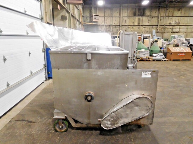Baker Perkins mixer blender jam hopper, 304 Stainless Steel, 1735 RPM, 230YY/460Y - Image 7