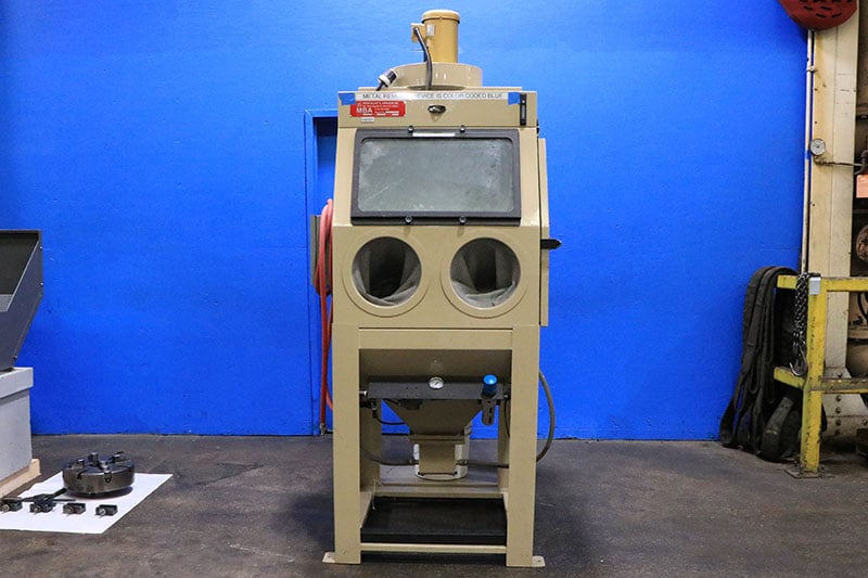 28" width x 36" D x 30" H Media Blast #N200-3030, abrasive sand blast cabinet, cyclone sipon, 2020 - Image 1