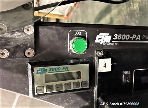CTM #3600-PA, Pressure-Sensitive Labeler, Tamp-Blow, w/ stand & parts, 90 psi, PLC, 108-132 V., 3-5 CFM - Image 7
