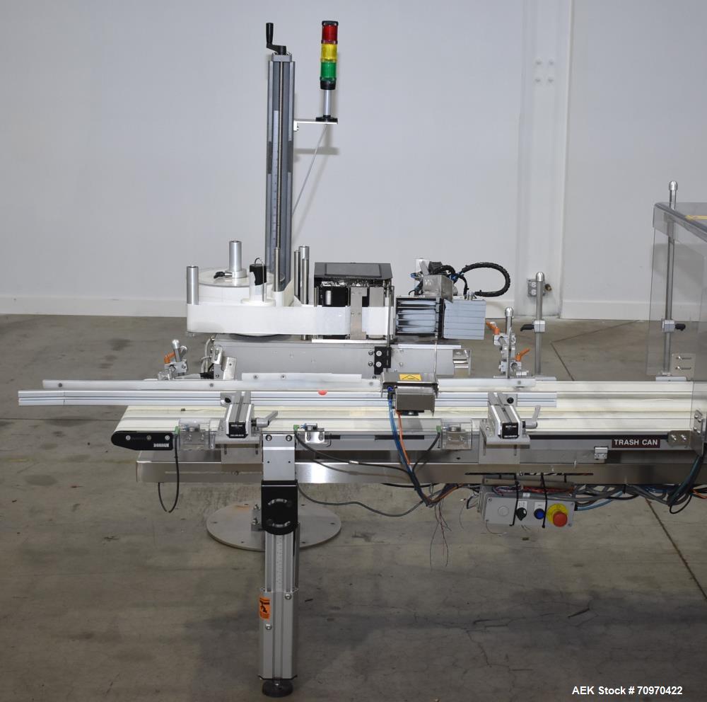 Domino #M400, M-Series Print & Apply Labeler, LR, w/ Optel Inspection System, AB Powerflex Control - Image 6