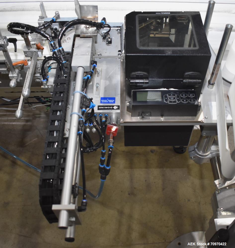 Domino #M400, M-Series Print & Apply Labeler, LR, w/ Optel Inspection System, AB Powerflex Control - Image 10