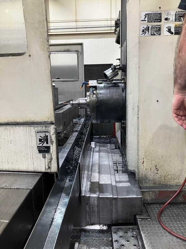 4.3" Toshiba #BTD-110H.R16, CNC horizontal boring mill table type, 38 automatic tool changer, 78.7"X, 59.1"Y - Image 5