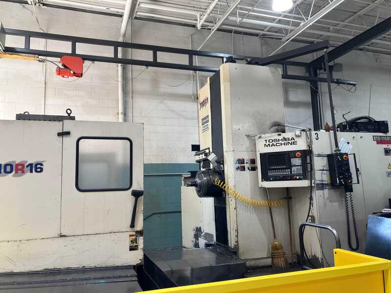 4.3" Toshiba #BTD-110H.R16, CNC horizontal boring mill table type, 38 automatic tool changer, 78.7"X, 59.1"Y - Image 8