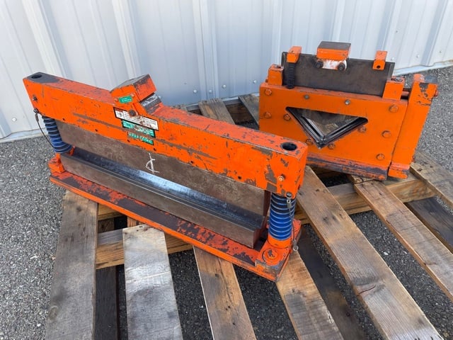 6" x 6" x 1/2" Scotchman #9012, Hydraulic Ironworker, 90 Ton, 45 SPM, 5 HP, 230 V., 12" throat, brake attach - Image 8