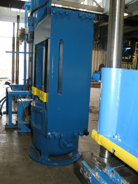 452 Ton, French Oil, 28.75" x24", up-act.slab-side, 28.5" daylight, 18" stroke, 24" dia.ram, #2260 - Image 2