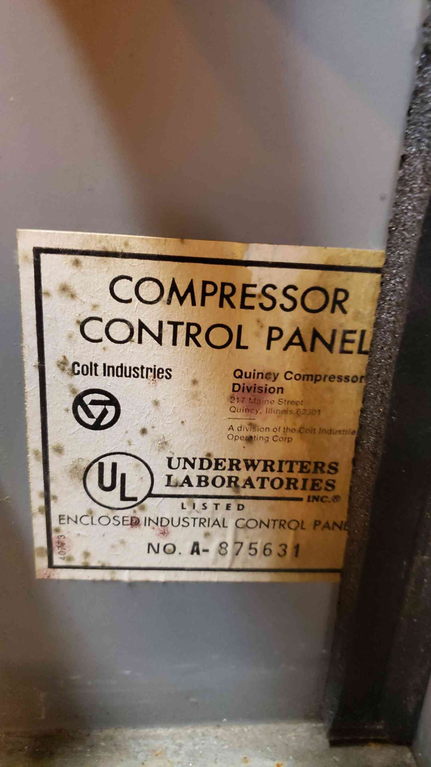 Compressed Air & Gas Institute Large Air Compressor, 200 PSI @ 650°F, 1981 - Image 9