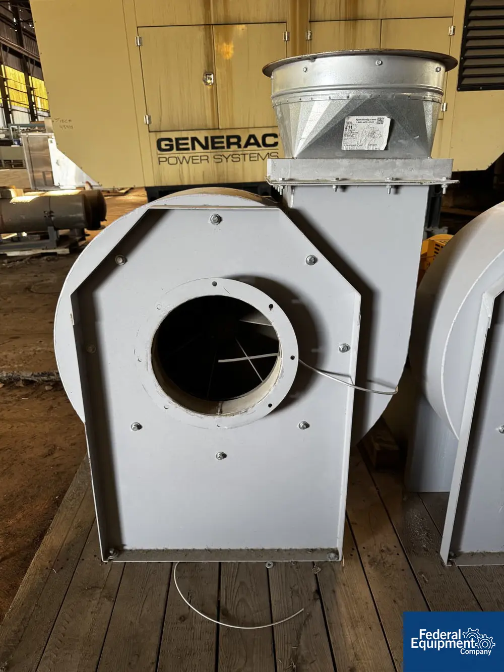 Cincinnati #RBE-13, Fan Blower, Carbon Steel, 3 HP, 230/460 V., 12.5" inlet, 10" x 12" outlet - Image 3