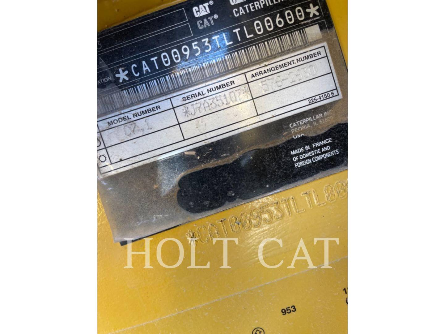 Caterpillar 953 QC, Track Loader, 2081 hours, S/N: LTL00600, 2024 - Image 6