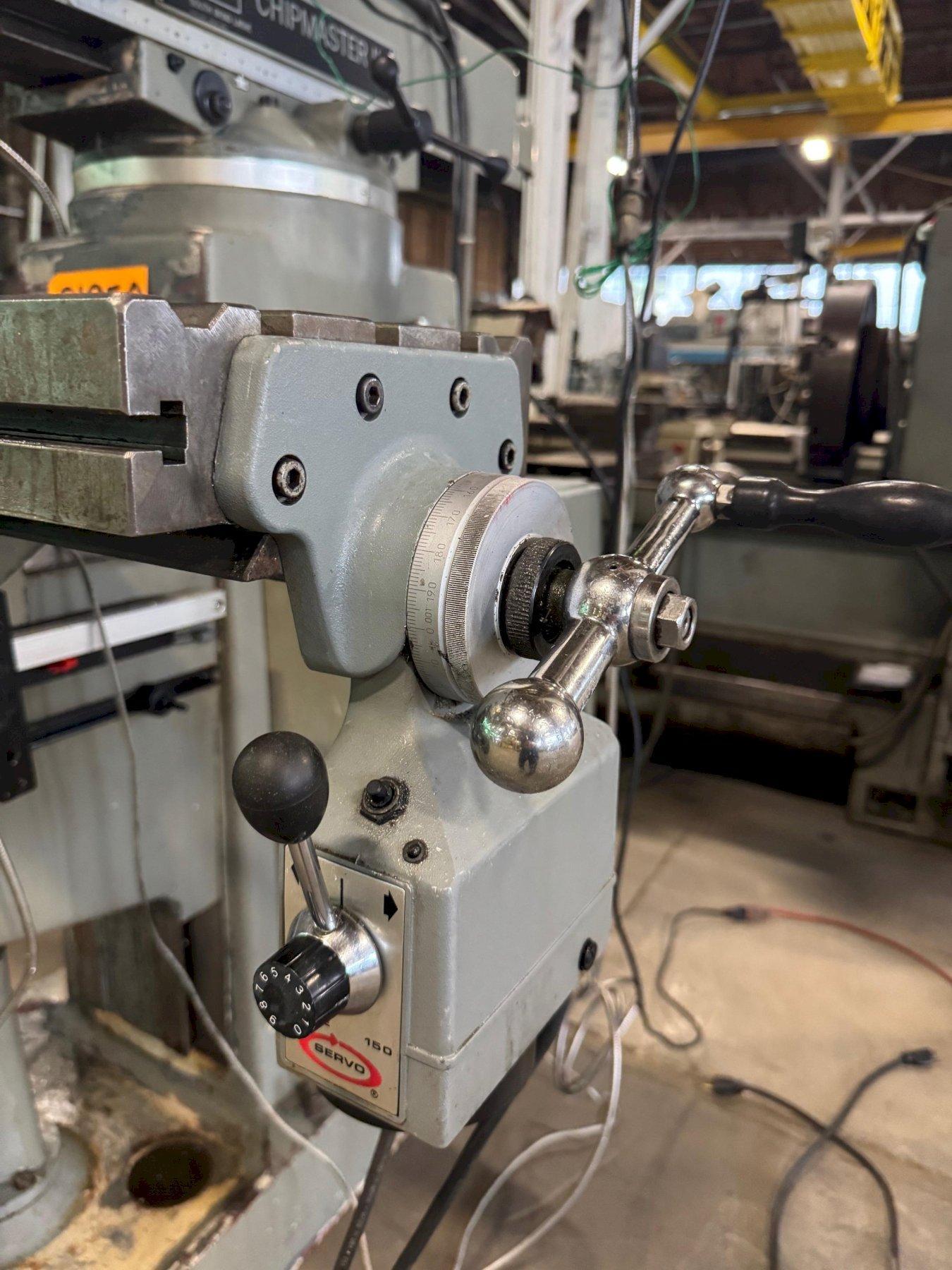 South Bend #Chipnaster-II, vertical mill, 10" x50"table, 5 HP V-Speed, digital read out - Image 9