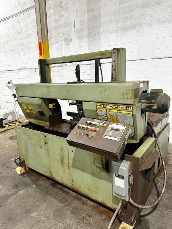 14" x 14" Hyd-Mech #H-14, dual column automatic horizontal band saw, 15' 4" x 1-1/4"blade, 2000 - Image 2