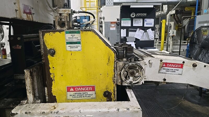 18" wide x .187 th, COE #CPRF-S318, servo feeder, 2.5" feed roll, 2015 - Image 9
