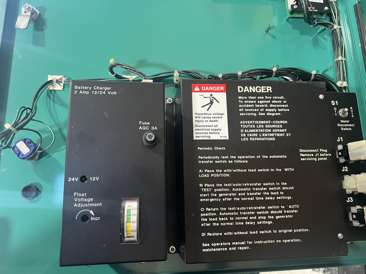 Cummins, Onan #OT225, automatic transfer switch, 240 Volts, 1 phase, Nema 1, 1993 - Image 10