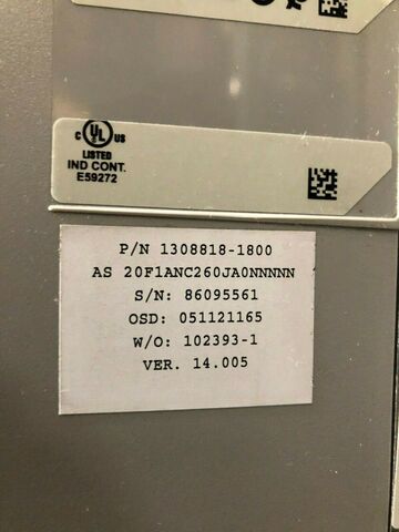 Allen-Bradley 20F1ANC260JA0NNNNN PowerFlex 753 AC Drive 400V 132kW 3-PH S-217 - Image 6