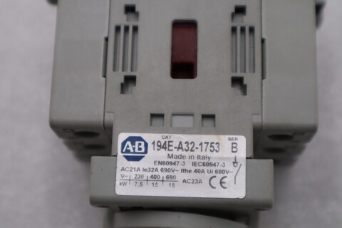 Allen-Bradley 194E-A32-1753 Load Switch STOCK H848A - Image 4