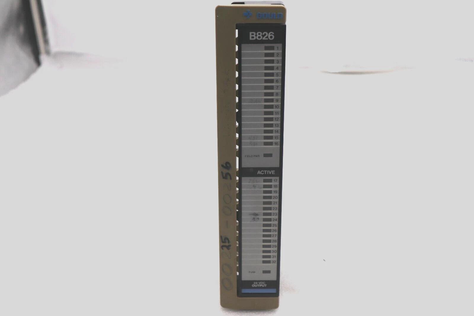 Modicon Goulds as-b826-032 24v output module stock l-295 - Image 1