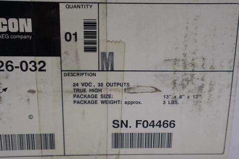 Modicon Goulds as-b826-032 24v output module stock l-295 - Image 3