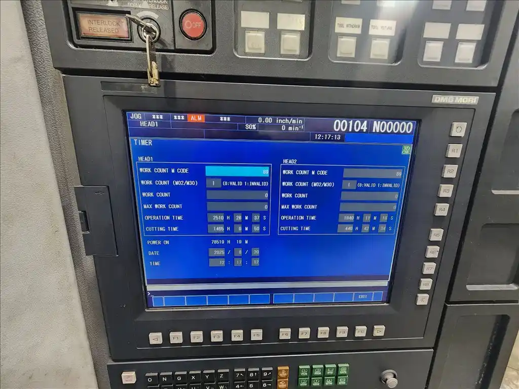 Mori Seiki #NT-5400DGC/1800SZ, 5-Axis horizontal turning center, MSX-711II Control, 70.8" centers, 3-jaw 15" - Image 6