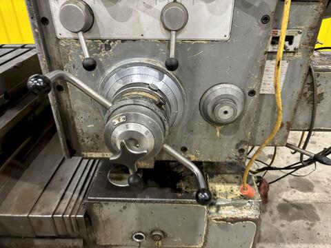 3" Wotan #B75, horizontal boring mill, #40, 31.5" x 39.5" rotary table, 15-1200 RPM, 3-Axis digital read out - Image 7