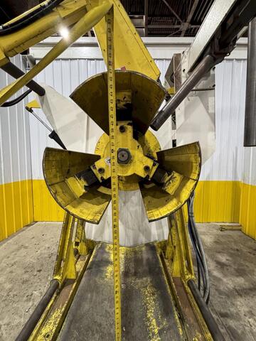 15000 lb. Coe Press Equipment #CPR-PO-15024, coil reel uncoiler w/ coil car, 36" width, 72" outside - Image 8