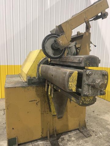 20000 lb. Rowe #20030-DSJ, motorized coil reel uncoiler, 30" width, 60" outside dimensions, pneumatic hold - Image 5