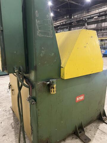 20000 lb. Rowe #20030-DSJ, motorized coil reel uncoiler, 30" width, 60" outside dimensions, pneumatic hold - Image 9