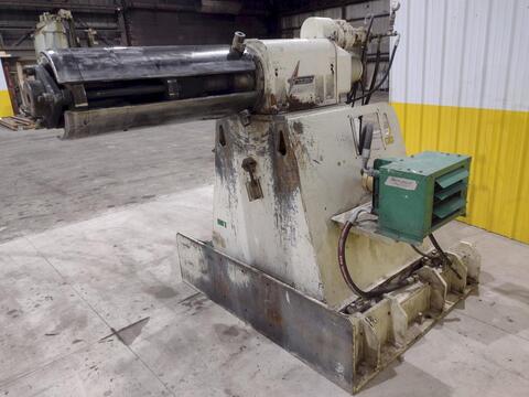 20000 lb. ASC #JN17417.00, uncoiler coil reel, 36" width, hydraulic adj., 2002 - Image 2