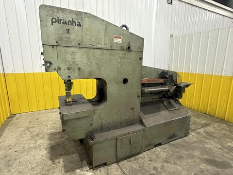 5" x 5" x 1/2" Piranha #PII-110, hydraulic ironworker, 110 ton - Image 1