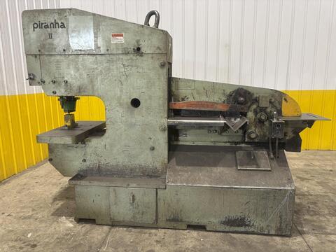 5" x 5" x 1/2" Piranha #PII-110, hydraulic ironworker, 110 ton - Image 3