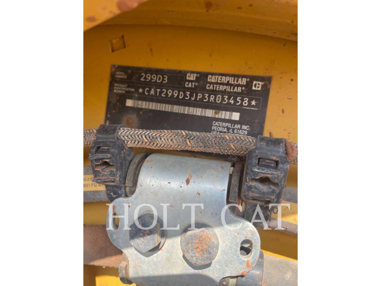 Cat 299D CAB, Skid Steer Loader, 606 hours, S/N: P3R03458, 2024 - Image 6