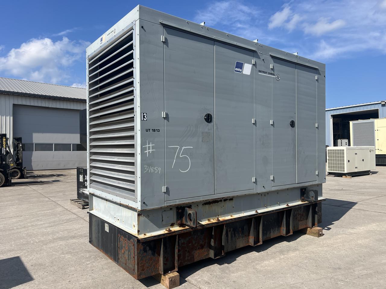 350 KW MTU #Series-60, diesel generator, 14 liter Detroit Diesel engine, with enclosure & base fuel tank - Image 2