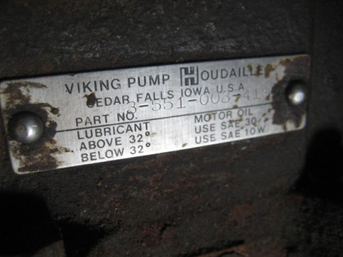 Viking Pump gear reducer, part #3-551-003-419 - Image 2