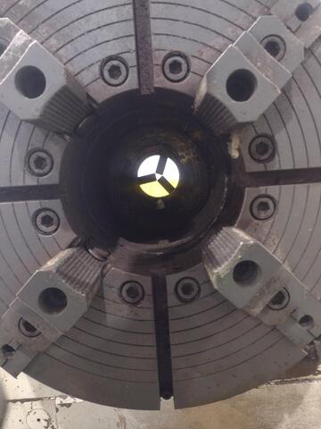 40" x 120" Willis #PA4010030, hollow spindle engine lathe, 28" 4-jaw chuck, 10" hole, 16" Steady Rest, Newall - Image 9
