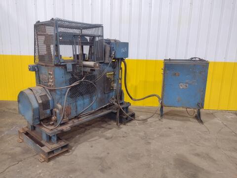 25 Ton, Tishken #C0-16-4-25, 4-post cutoff press, 2.5 stroke, air clutch - Image 1
