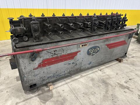 12 Stand, RS Tishken #12-MLW-1-1/2, rollformer, 1.5" arbor, 8" roll space, 7.5 HP - Image 2