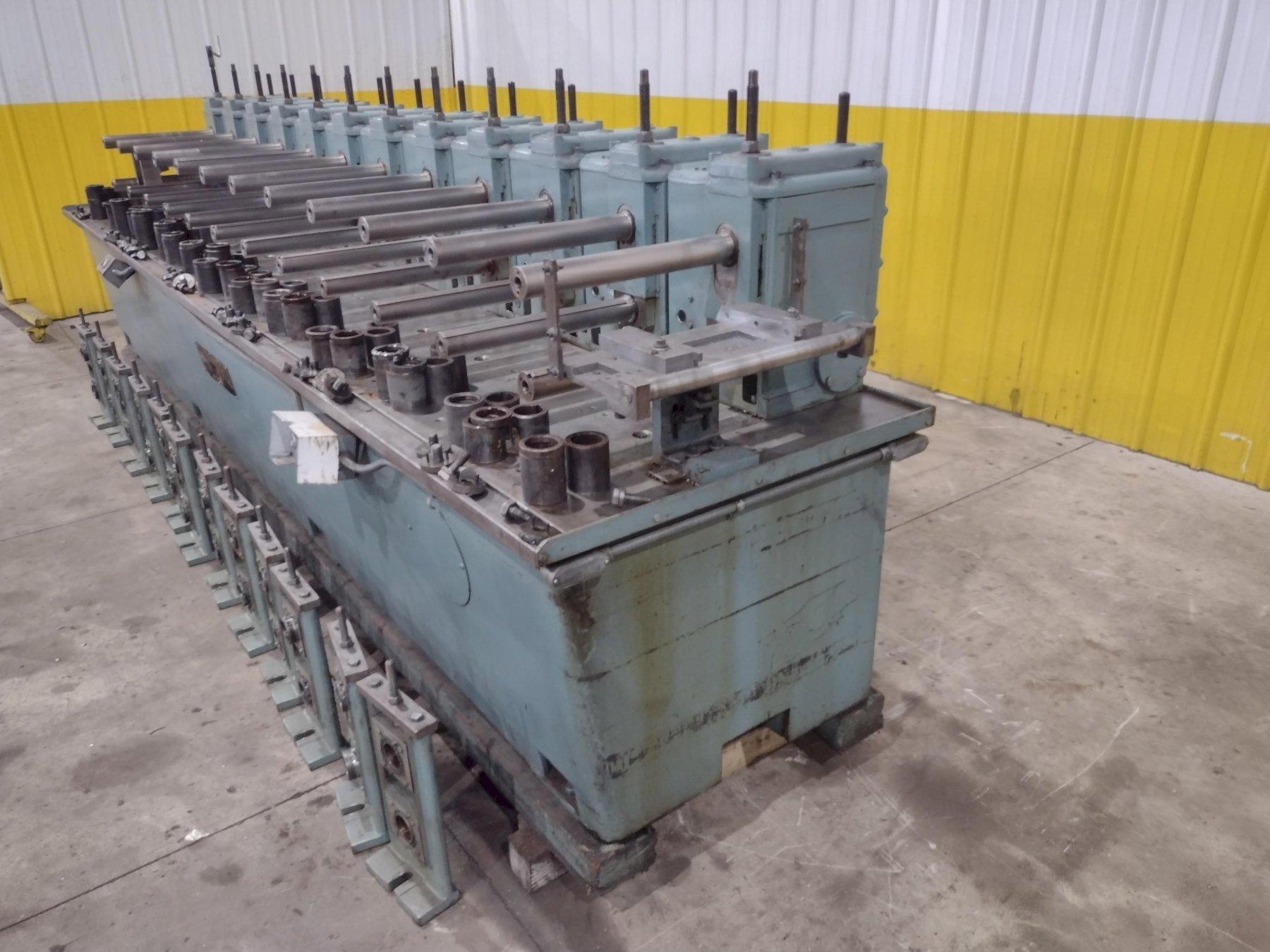 12 Stand, Rafter, rafted rollformer, 2" shaft diameter, 14" roll space, R-L, 12" horizontal centers, 4"-7" - Image 8